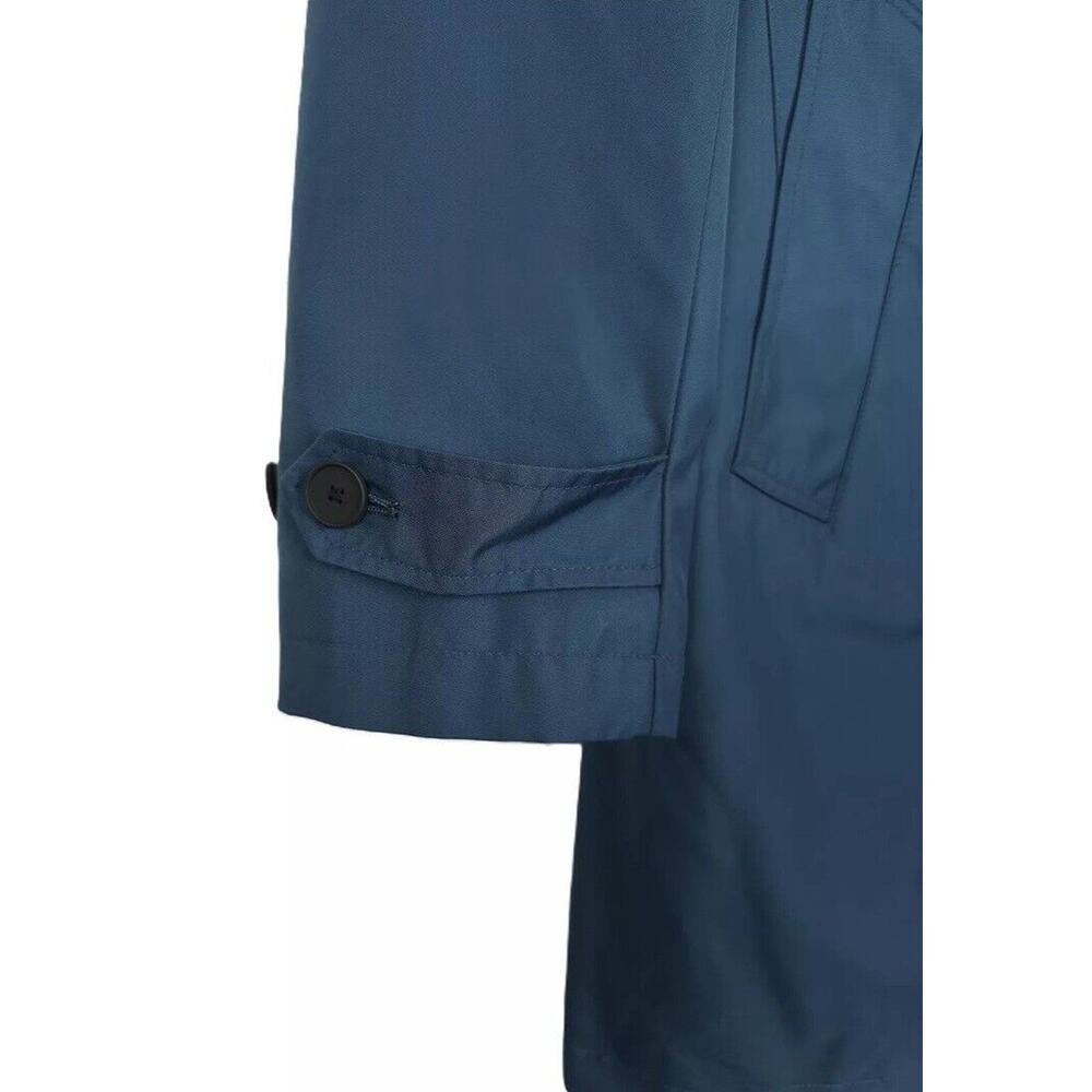 Calvin Klein Mens Munson Slim Fit Raincoat 48R Blue Water Resistant Lined NWT - Picture 6 of 7